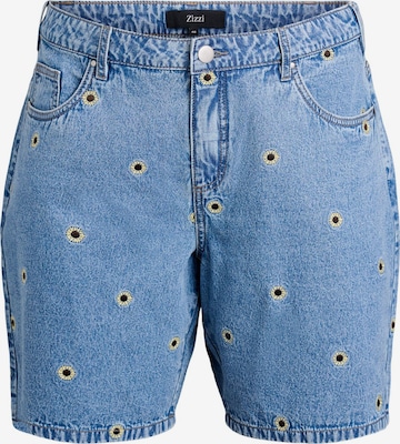 mėlyna Zizzi Standartinis Džinsai 'Jeva': priekis