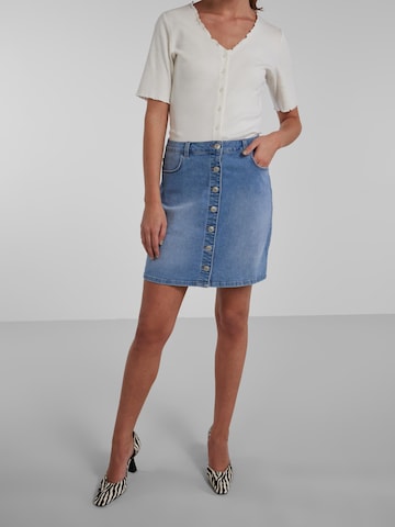 PIECES Skirt 'Peggy' in Blue