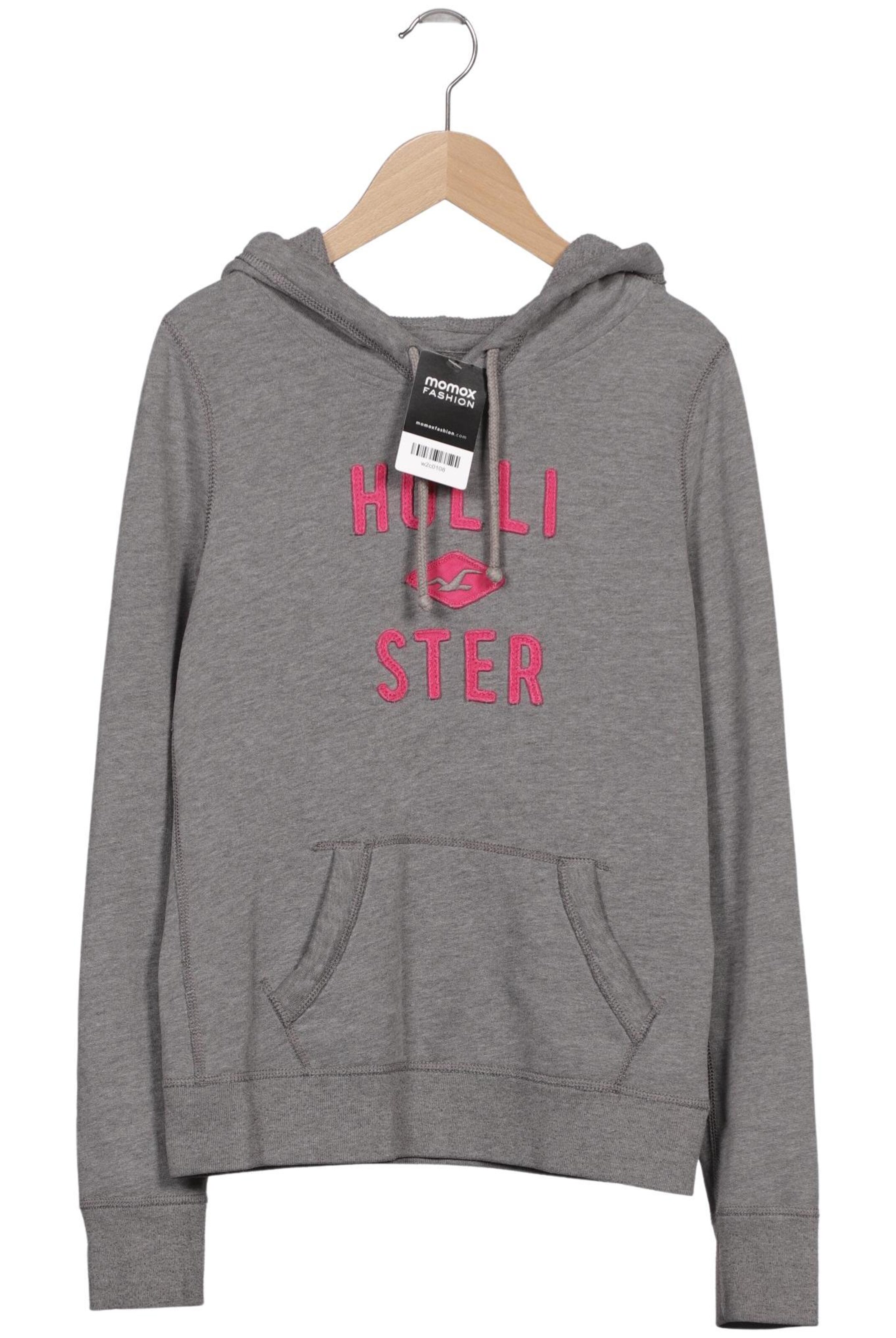 HOLLISTER Sweatshirt & Zip-Up Hoodie in S in Grey: front