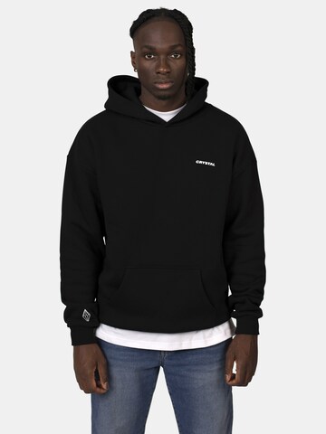 Crystal Paris Sweatshirt 'Dept. 75'‌‌‌‌ in Schwarz: Vorderseite