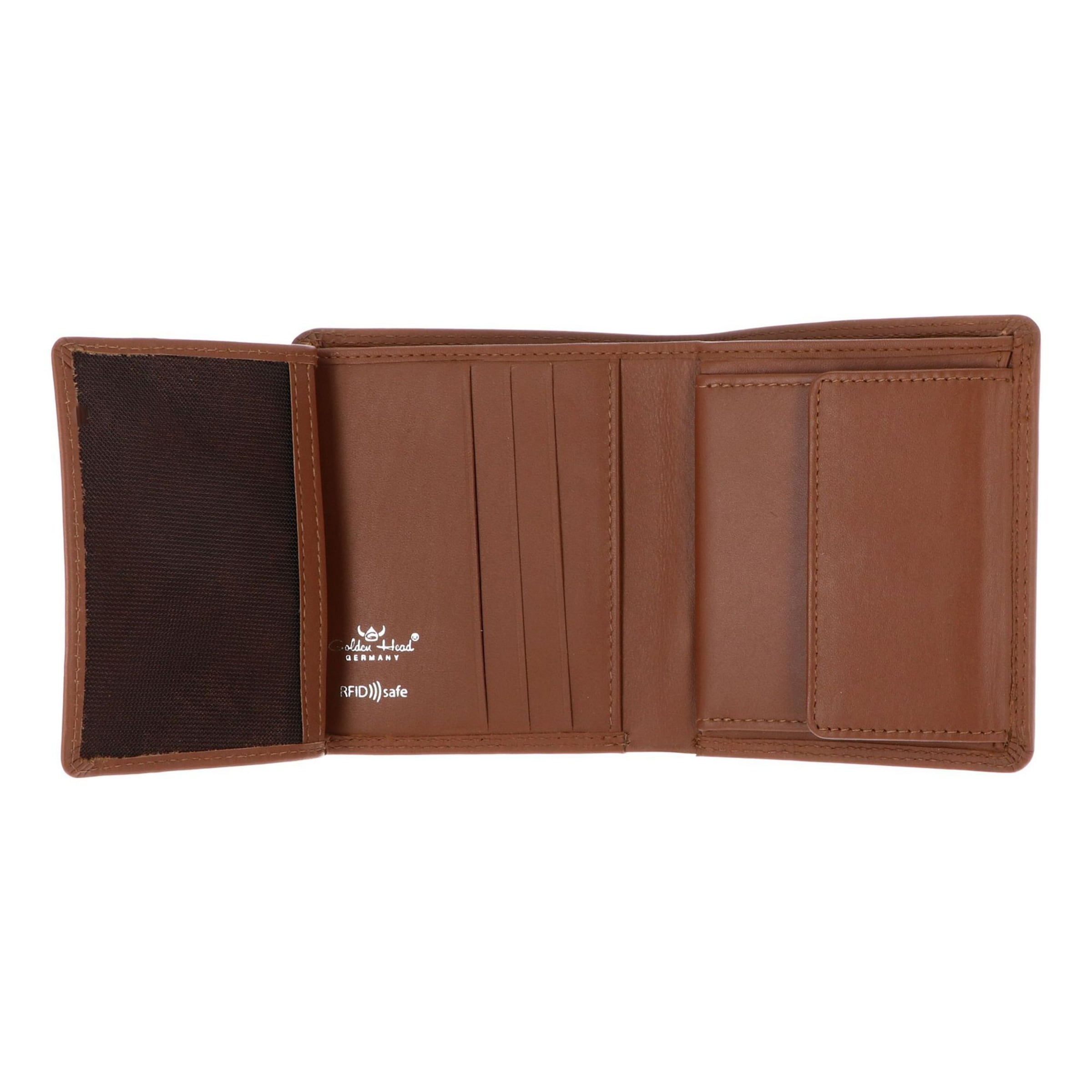 Porte-monnaies 'Polo' GOLDEN HEAD en marron