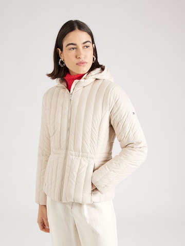 TOMMY HILFIGER Between-season jacket in Beige: front