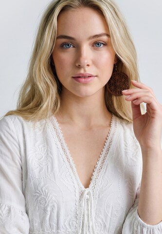 IZIA - Vestido em branco