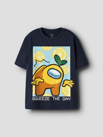 NAME IT Shirt 'Among Us' in Zwart