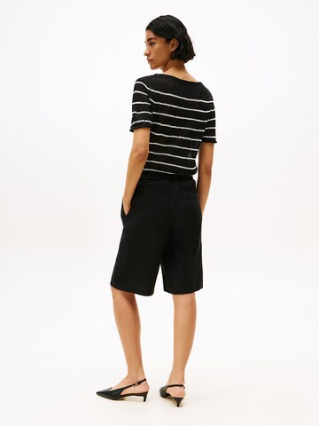 TOMMY HILFIGER Loosefit Broek in Zwart