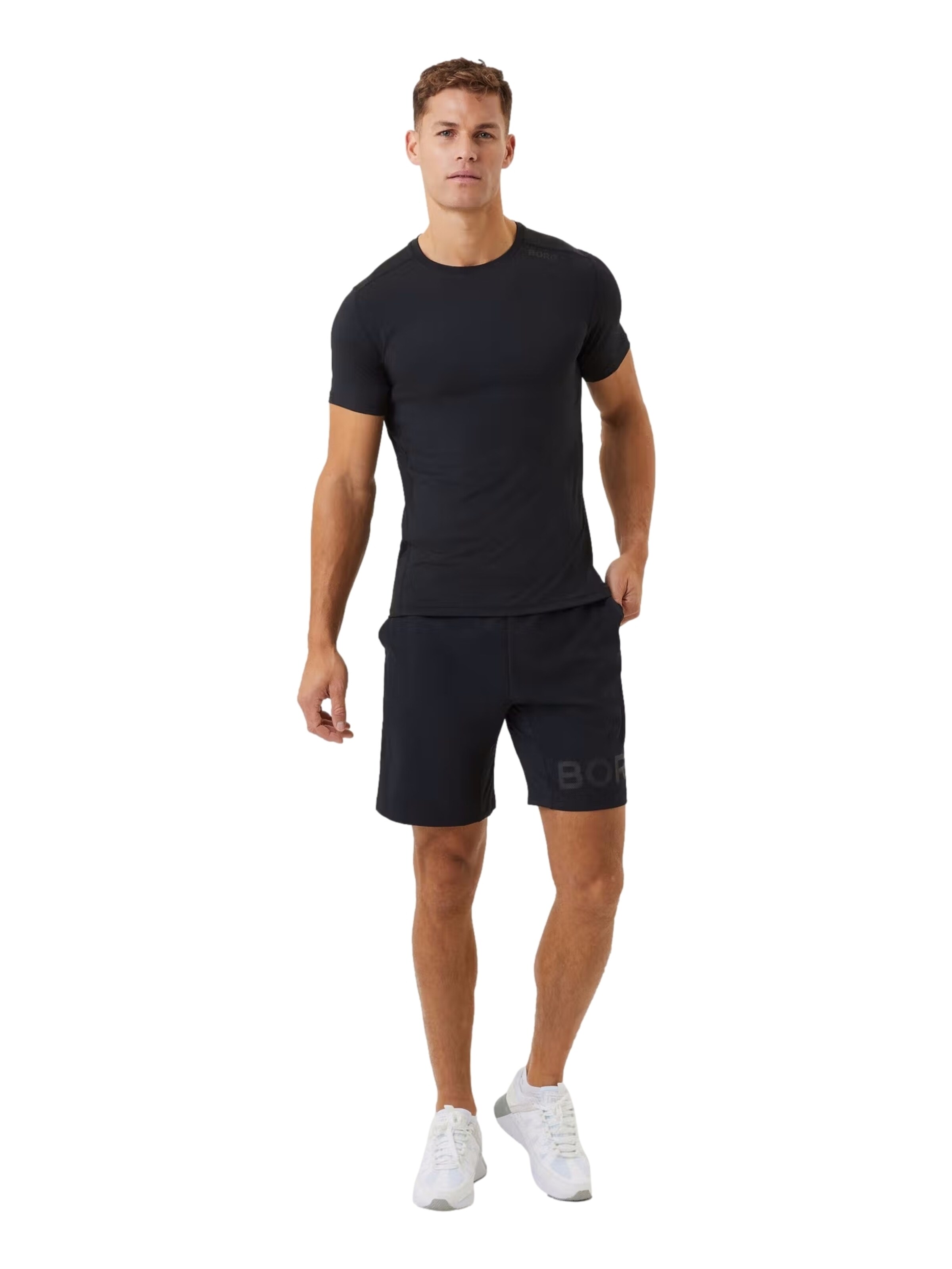 BJÖRN BORG Regular Broek in Zwart: voorkant