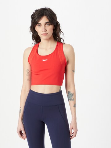 Reebok Sports top in Red: front