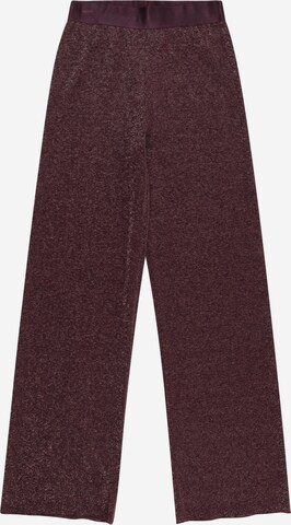 Wide Leg Pantalon 'FARAH' The New en marron : devant