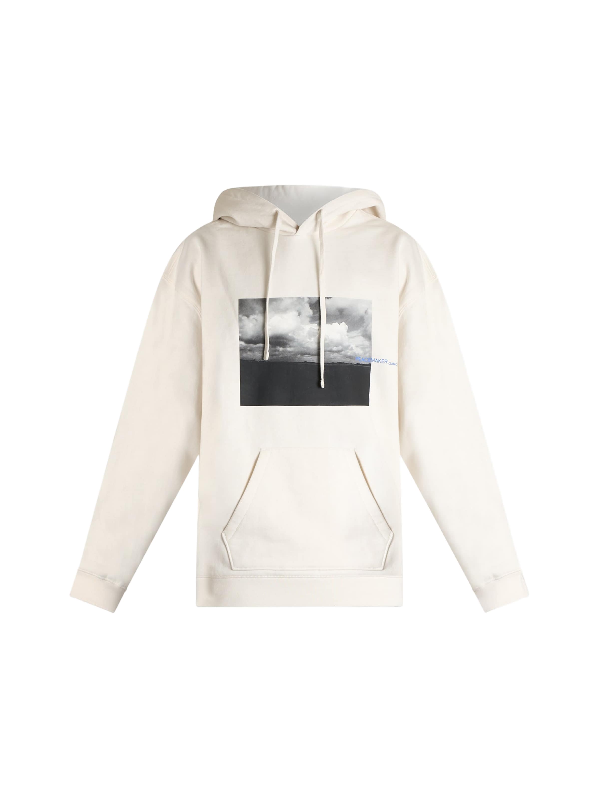 OAMC PEACEMAKER Sweatshirt in Wit: voorkant
