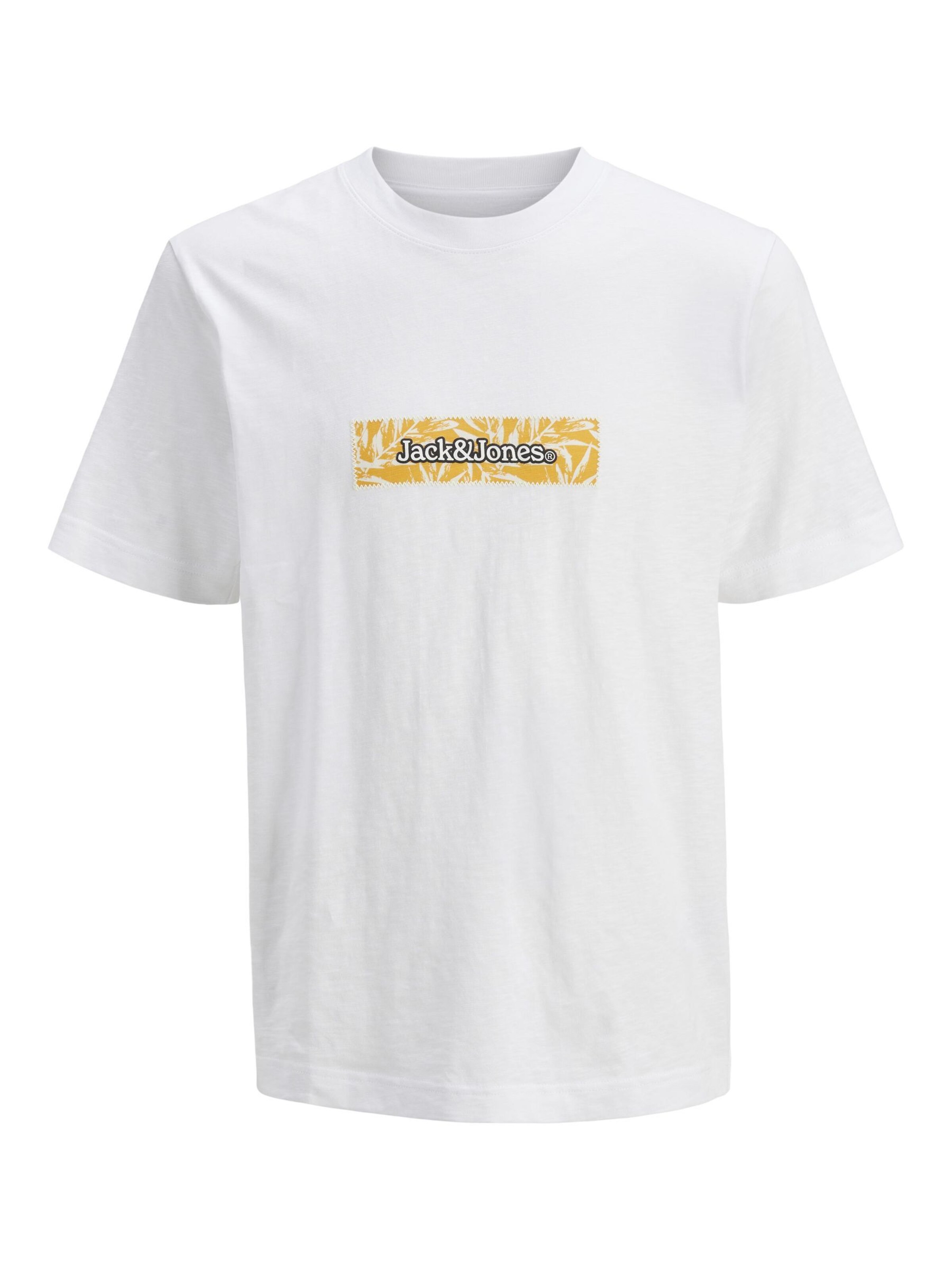 JACK & JONES Shirt in Wit: voorkant