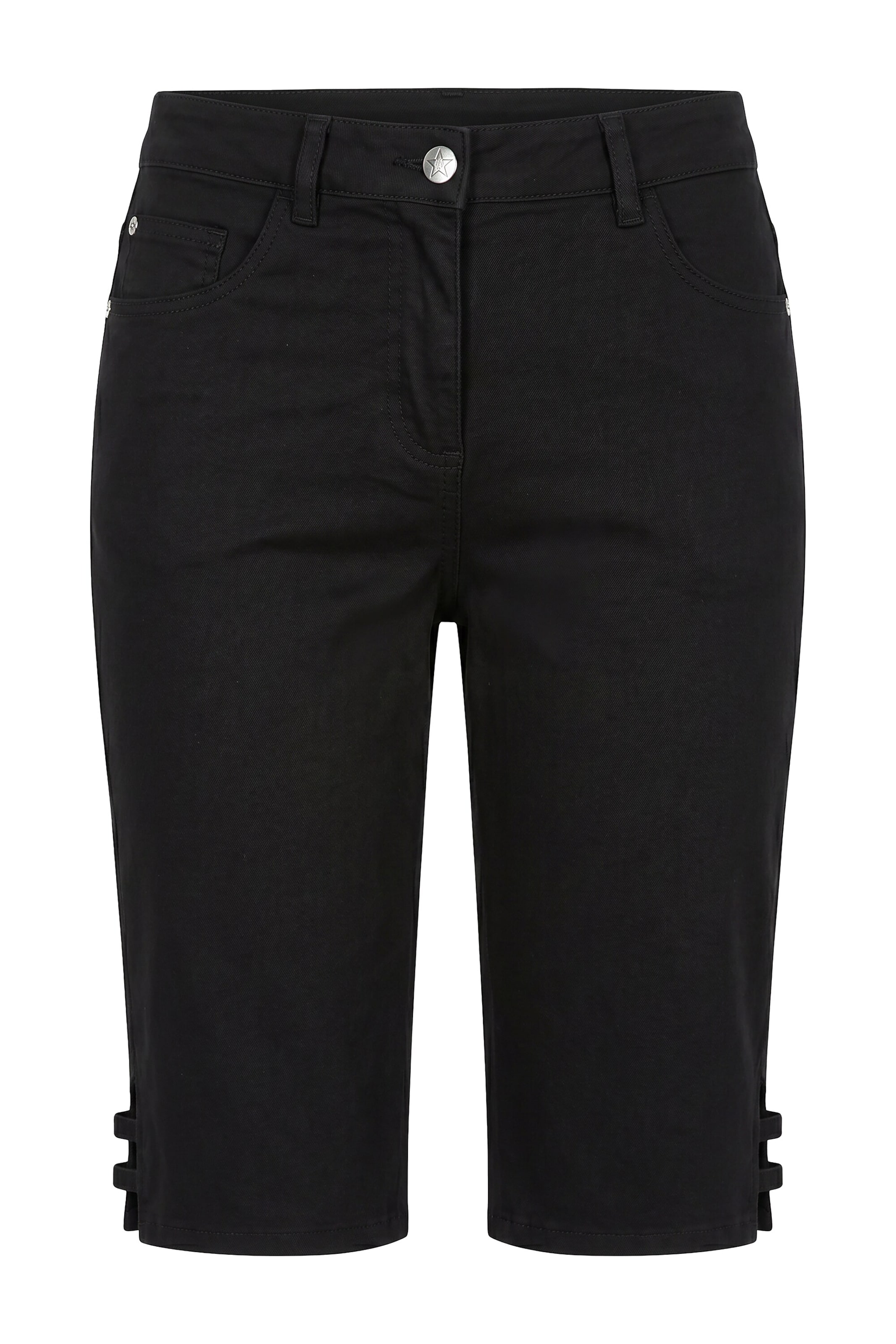 Angel of Style Jeans in Schwarz: Vorderseite