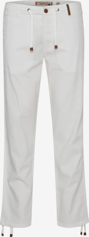 Pantalon 'Ives' INDICODE JEANS en blanc : devant