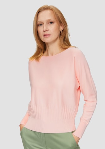 Pull-over s.Oliver BLACK LABEL en rose : devant