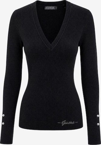 GUESS - Jersey 'LS VN ELLIE SWTR W6YR10 Z0949' en negro: frente