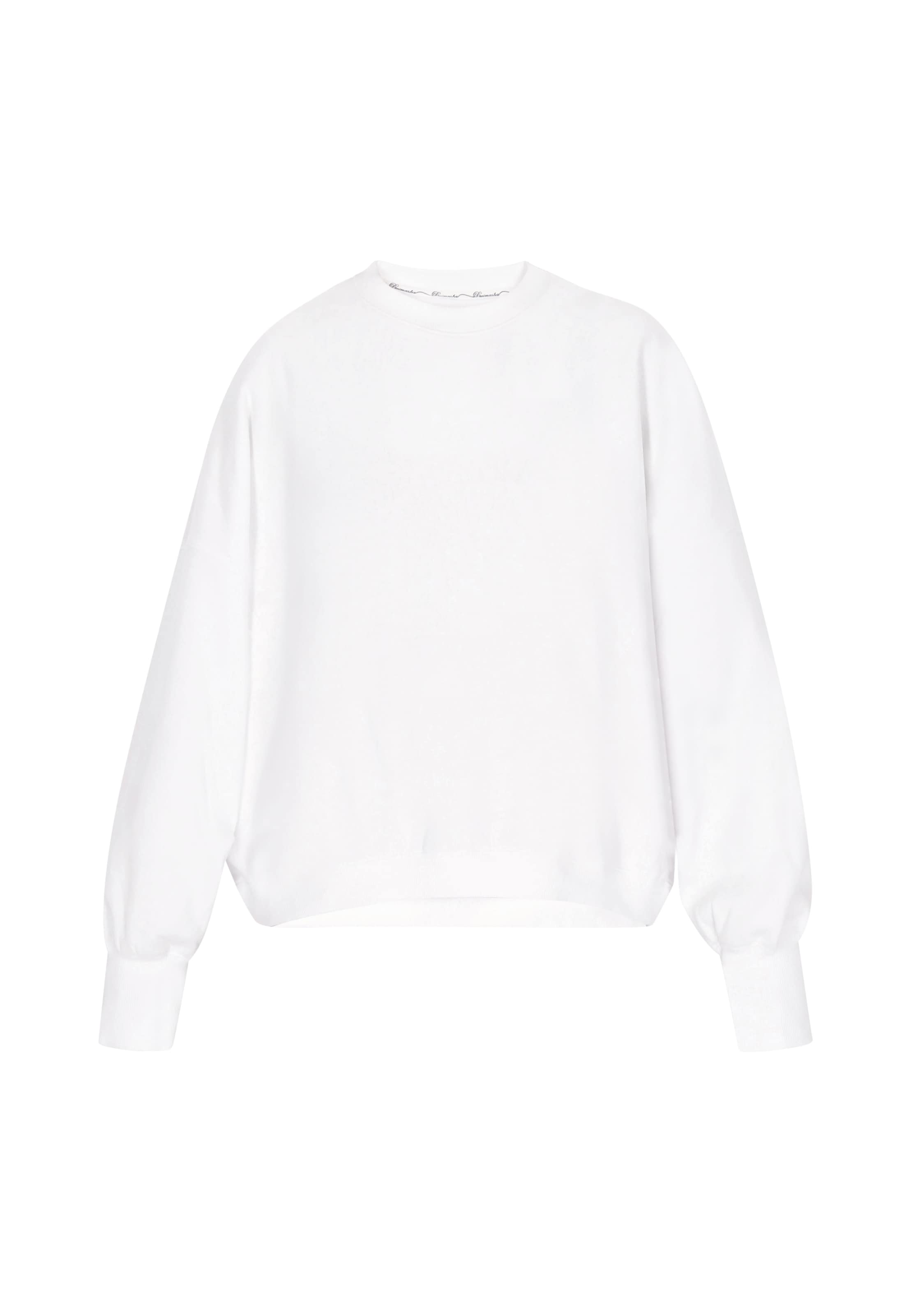 Sweat-shirt DreiMaster Vintage en blanc : devant