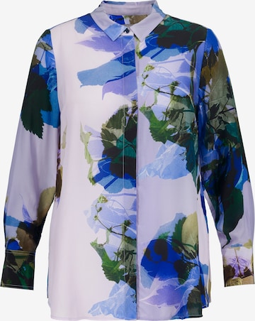 Ulla Popken Blouse in Gemengde kleuren: voorkant