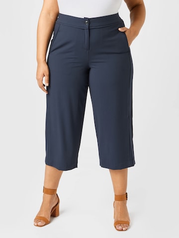 Tom Tailor Women + Chino Pants in Blue: front