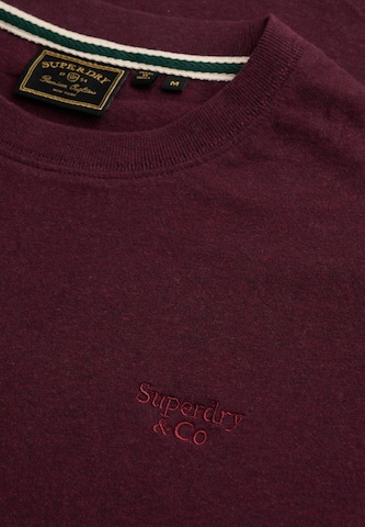 Tricou 'ESSENTIAL SERIF' de la Superdry & Co pe roșu