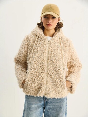 Giacca di mezza stagione di Bianco Lucci in beige: frontale