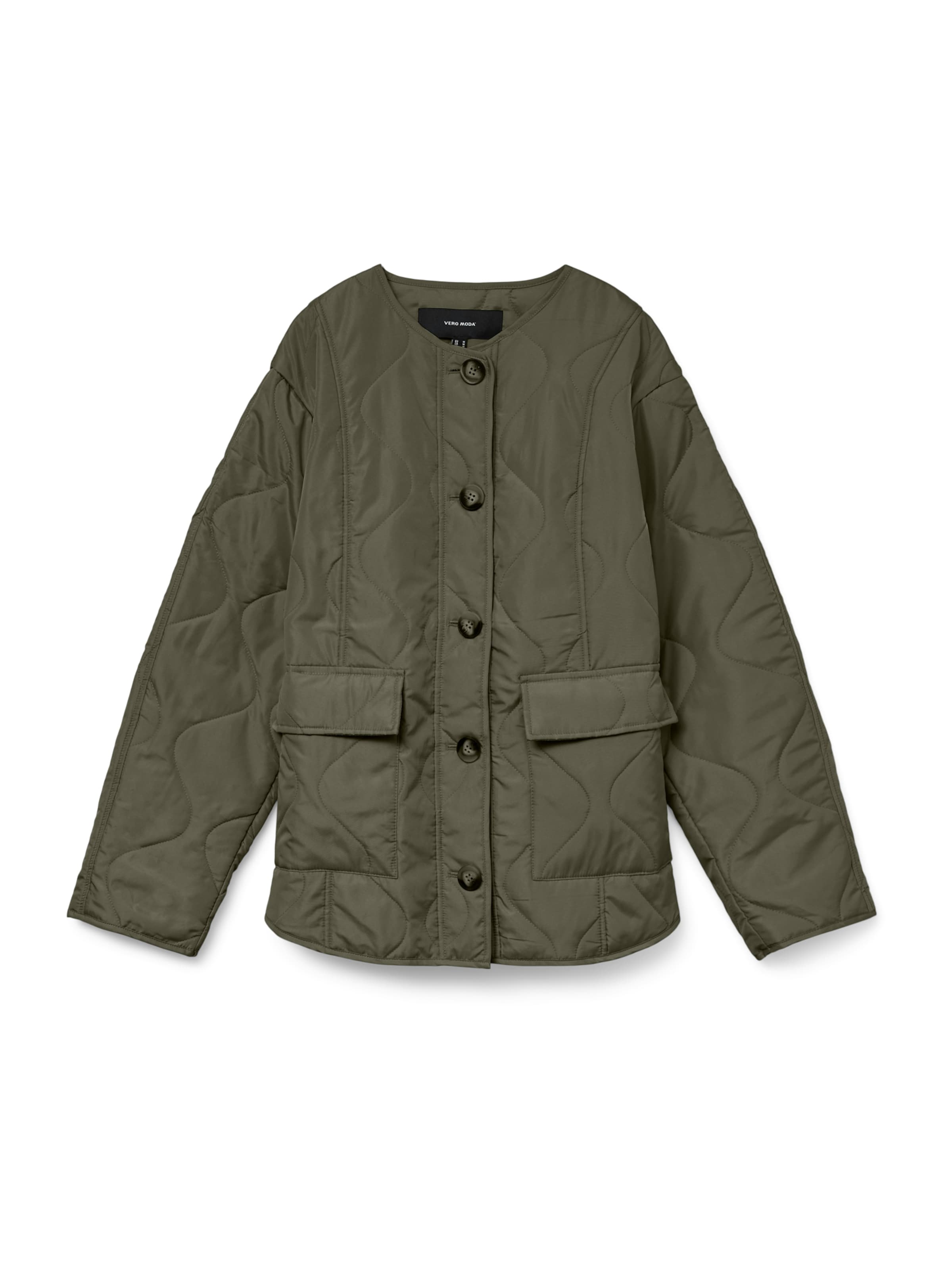 VERO MODA Between-Season Jacket 'VMMILLIE' in Green: front