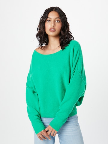 AMERICAN VINTAGE Пуловер 'DAMSVILLE' в зелено: отпред