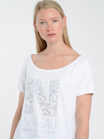 NASSAU Beach Club T-Shirt 'NB22004' in Weiß