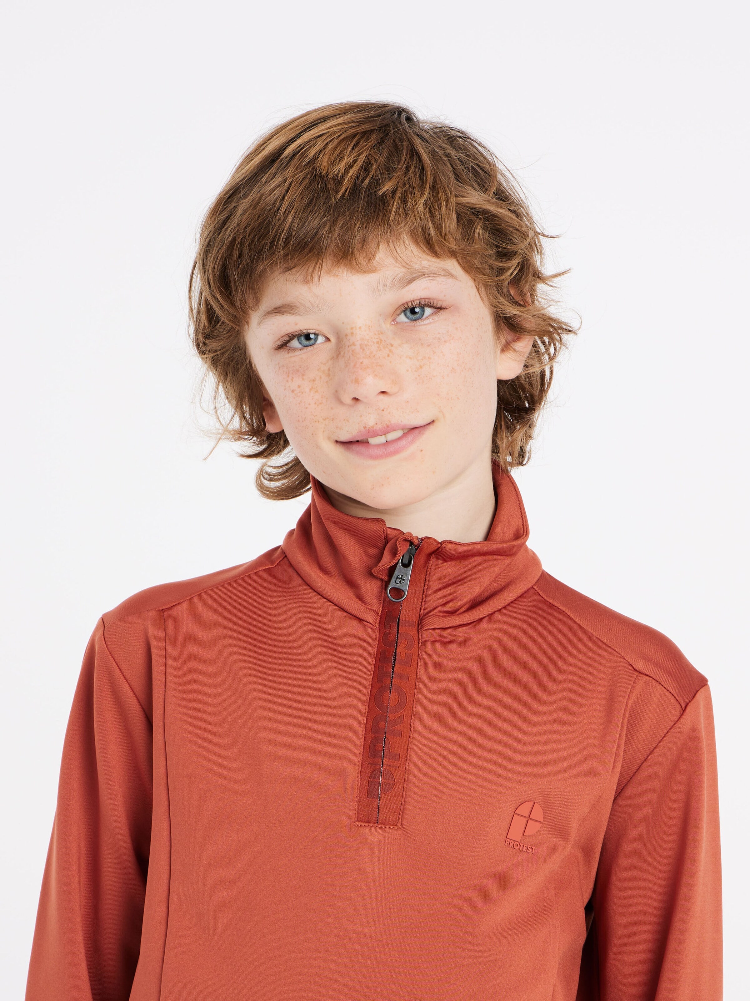 PROTEST Sports sweatshirt 'WILLOWY JR' in Orange