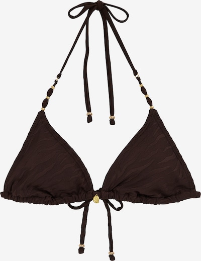 Bikinio viršutinė dalis iš WE Fashion, spalva – tamsiai ruda, Prekių apžvalga