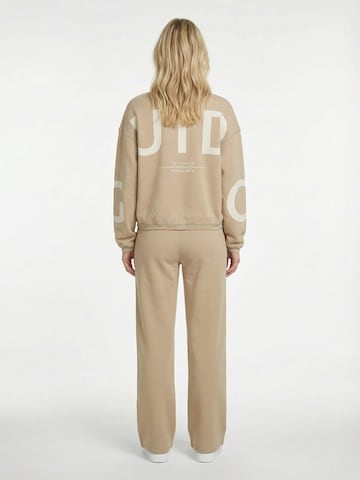 Largi Pantaloni 'Gunda' de la Guido Maria Kretschmer Women pe bej