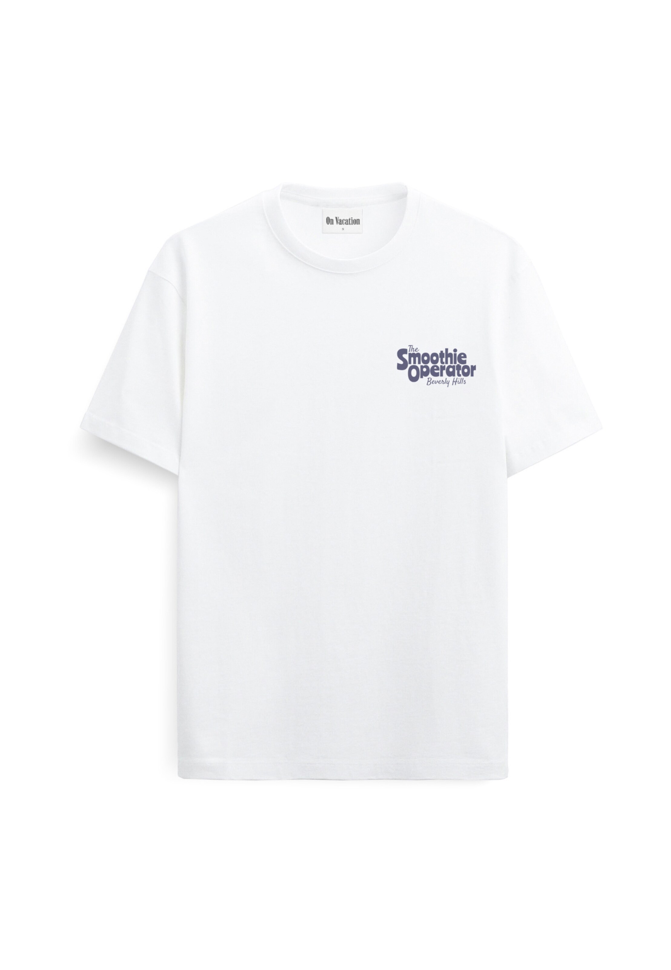 On Vacation Shirt 'Smoothie Operator' in White: front