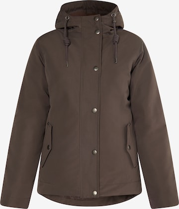 usha BLUE LABEL Winter Jacket 'Fenia' in Brown: front