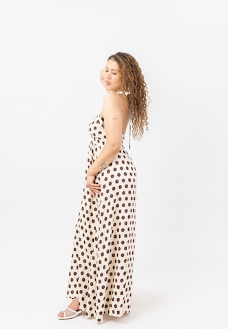 Elara Jurk in Beige