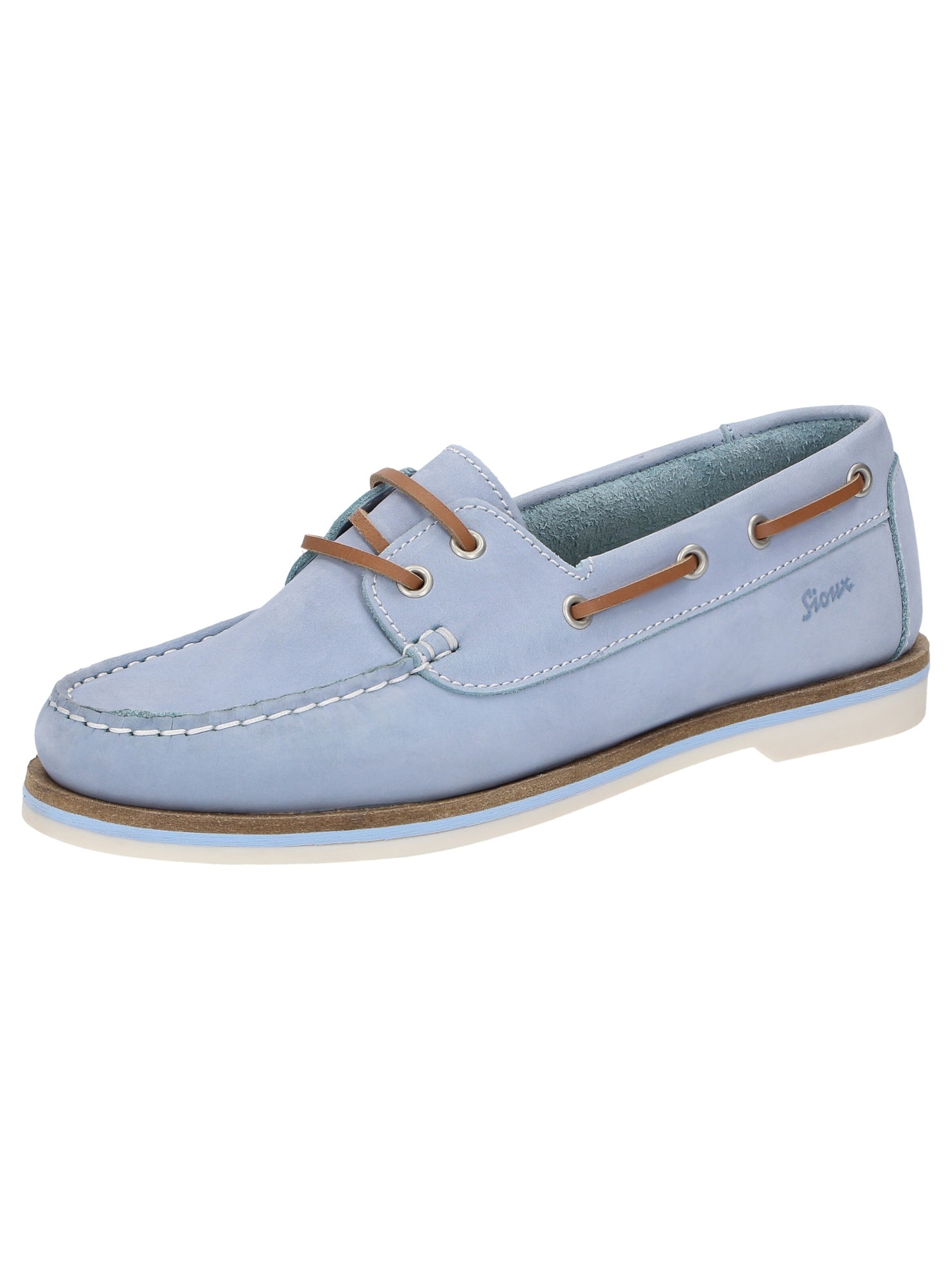 Mocassin 'Nakimba-700' SIOUX en bleu : devant