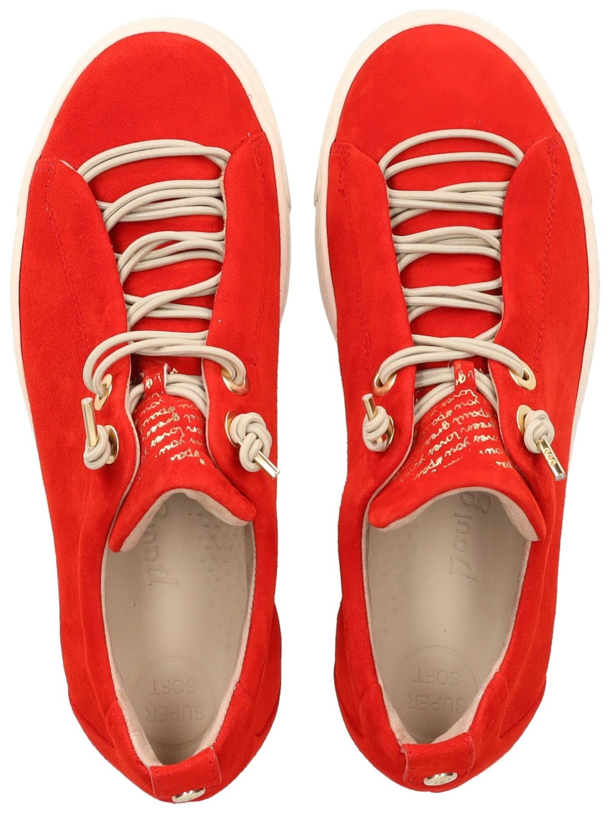 Paul Green Sneakers laag in Rood