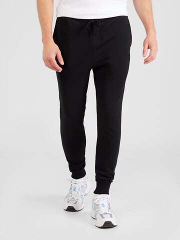 Lyle & Scott Tapered Broek in Zwart: voorkant