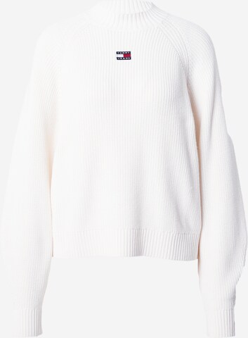 Tommy Jeans Sweter w kolorze biały: przód