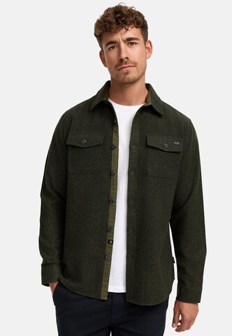 INDICODE JEANS Regular fit Overhemd ' Lui ' in Groen: voorkant