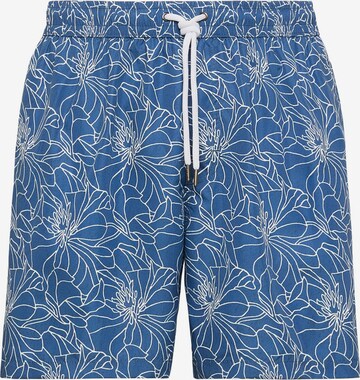 Shorts de bain Boggi Milano en bleu : devant