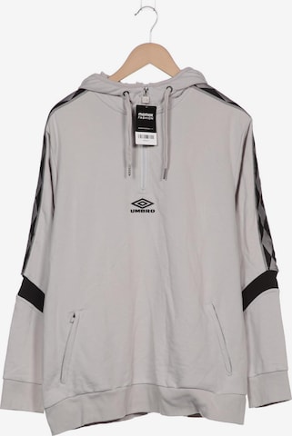 UMBRO Sweatshirt & Zip-Up Hoodie in L in Grey: front