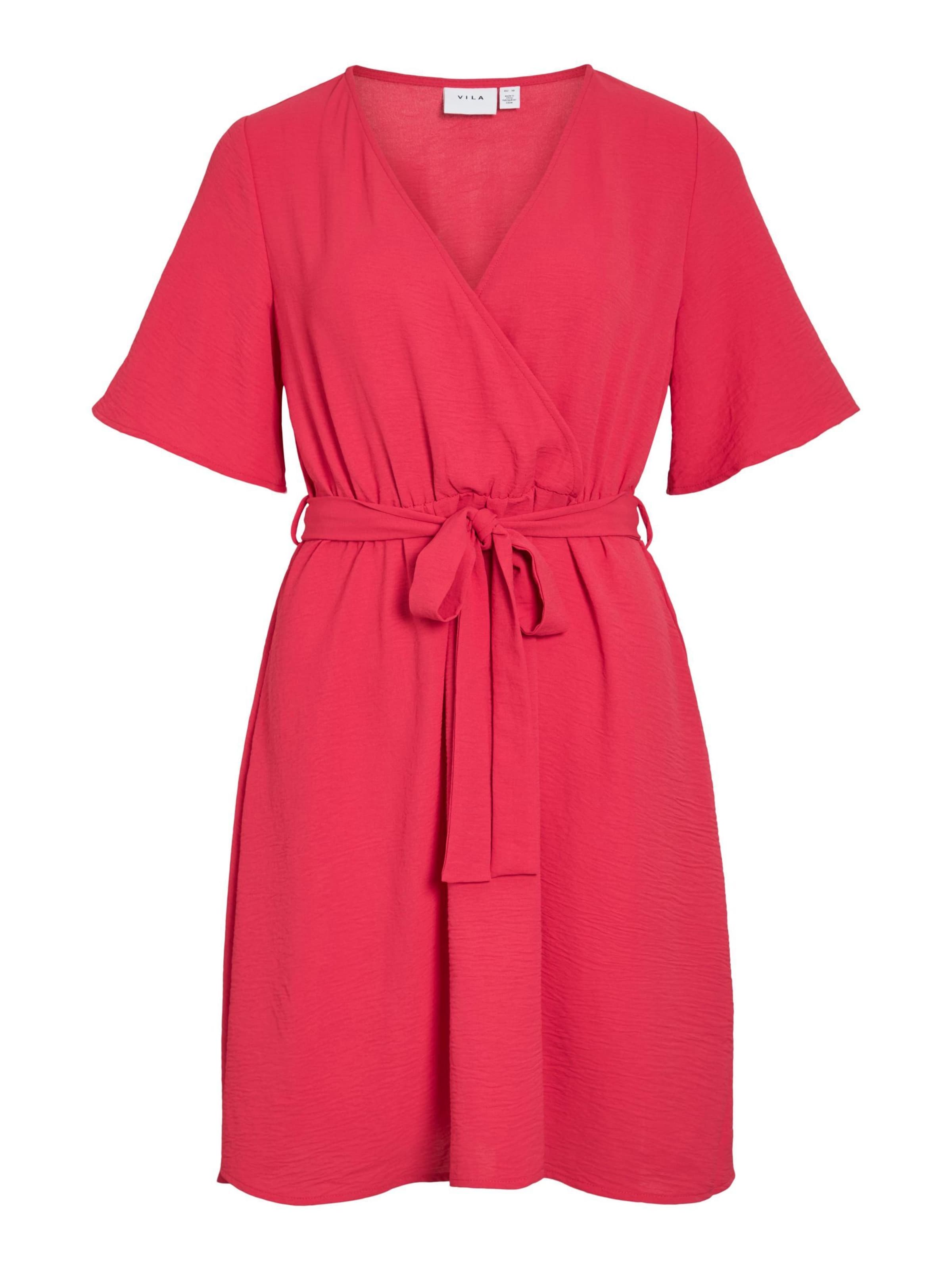 VILA Šaty 'VIJosa' – červená: přední strana