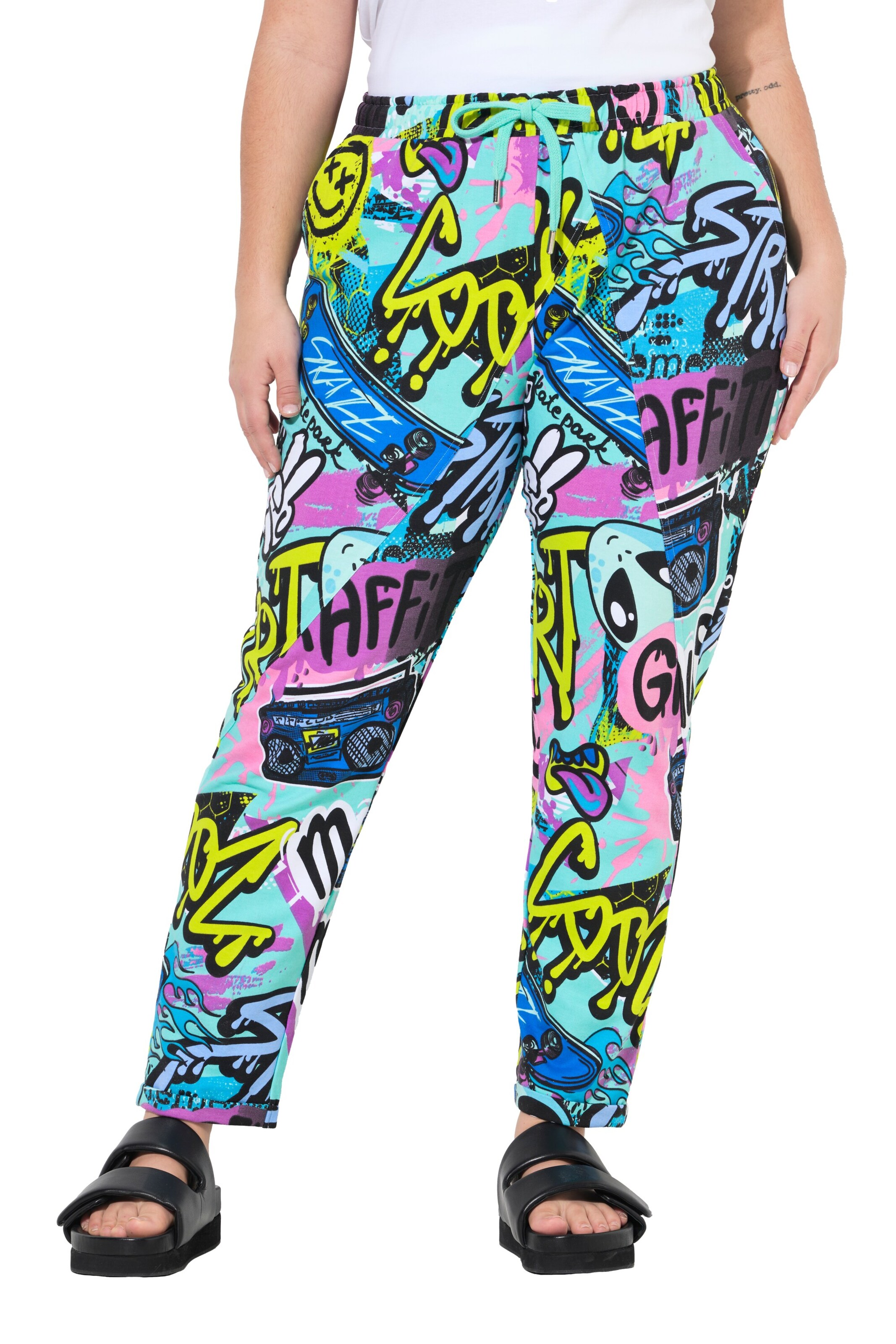 Angel of Style Slimfit Hose in Blau: Vorderseite