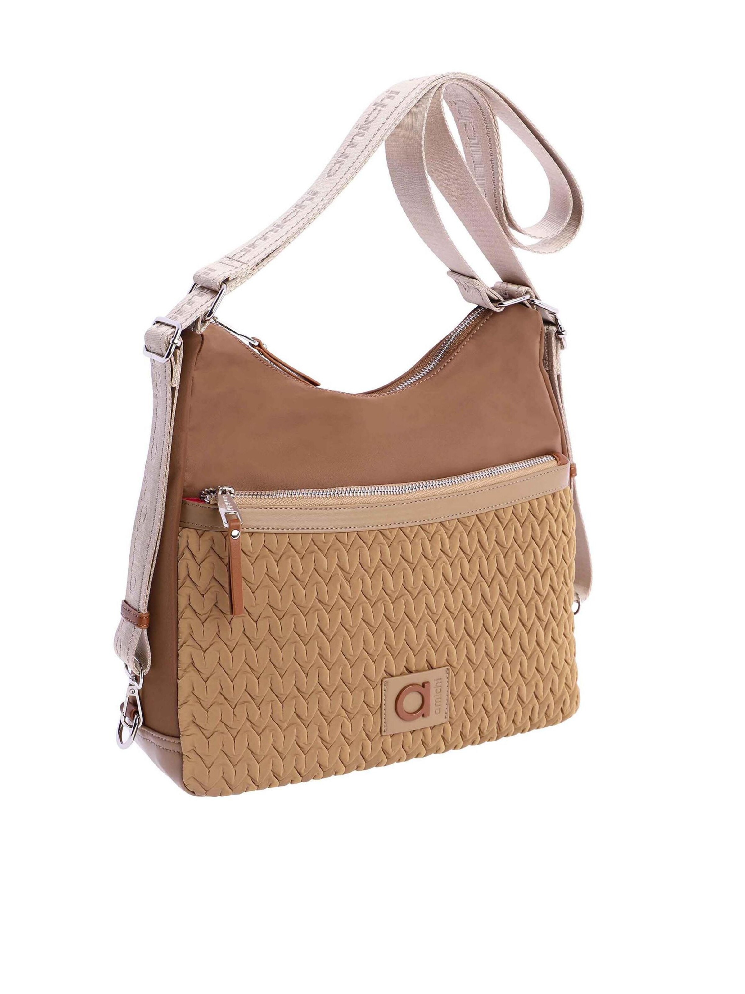 Amichi - Bolso de hombro 'Ivoire' en marrón