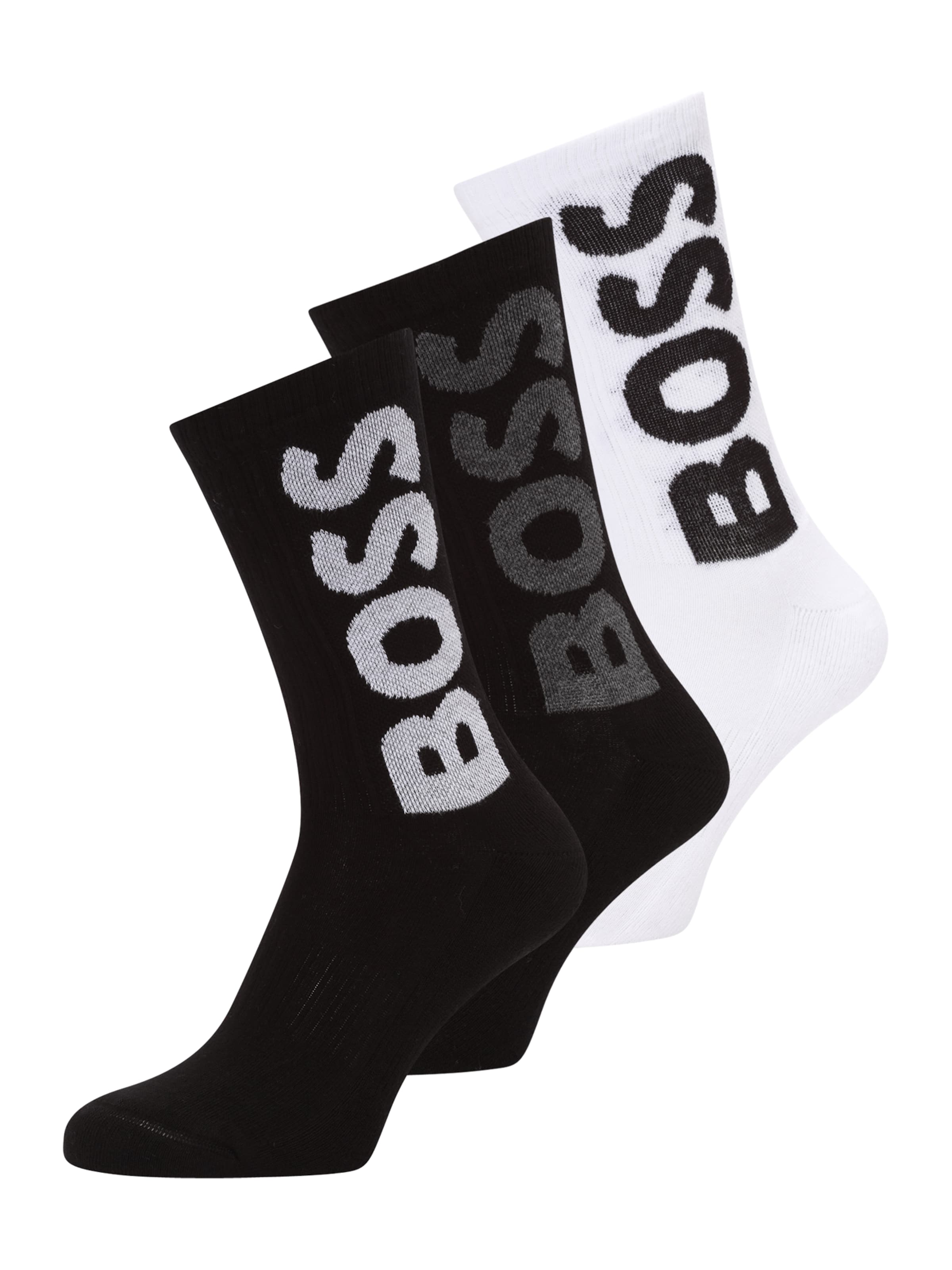 BOSS Socks in Black: front
