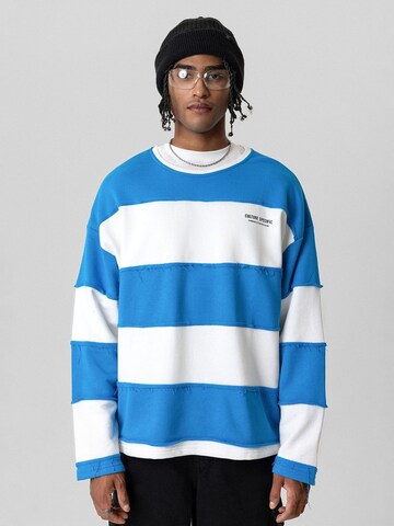 Dandalo Sweatshirt 'Lucas' in Blauw: voorkant
