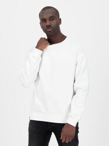 alife & kickin Sweatshirt 'AKLuc' in Wit: voorkant