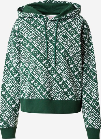 LACOSTE Sweatshirt in Green: front