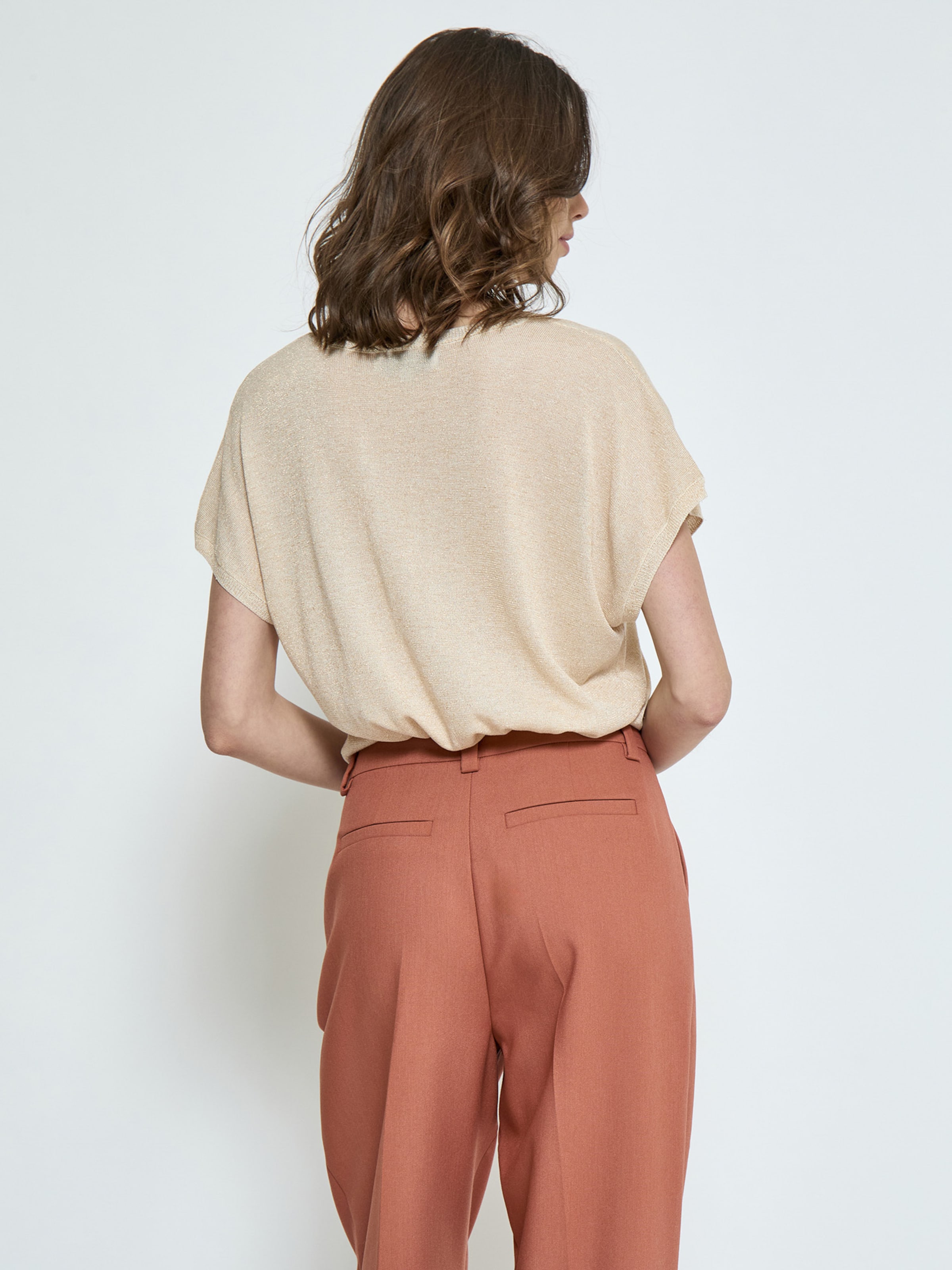 Haut 'Carlina' minus en beige