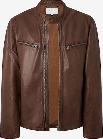 Pepe Jeans Between-Season Jacket 'BERL' in Brown: front