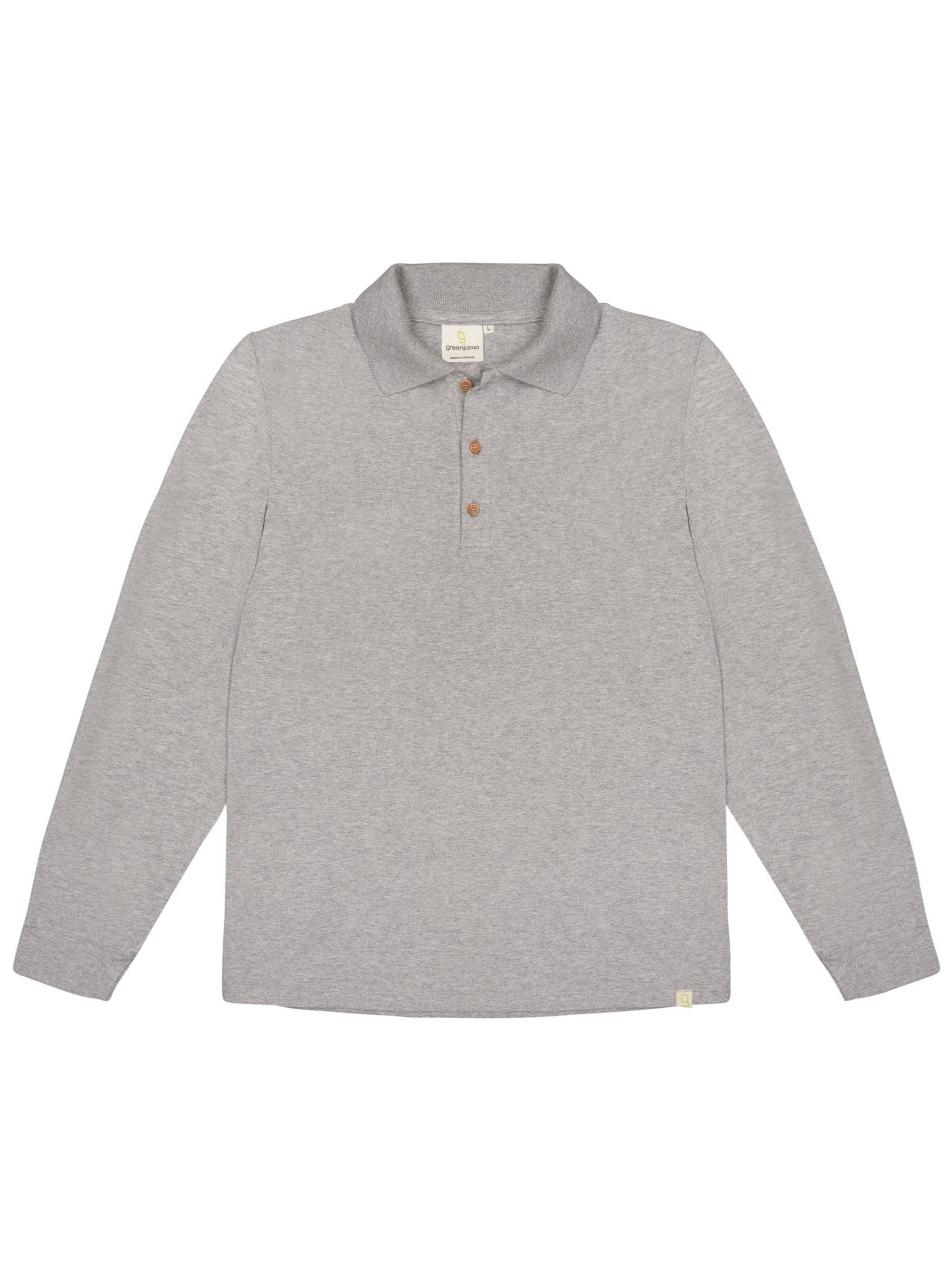 greenjama Pyjama lang‌‌‌‌‌‌‌ in Grau: Vorderseite