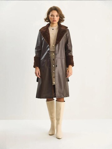 Manteau mi-saison Bianco Lucci en marron